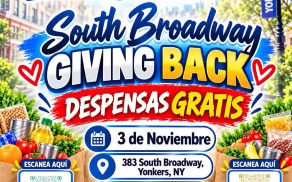 El Azteca Deli free grocery bags, South Broadway Giving Back