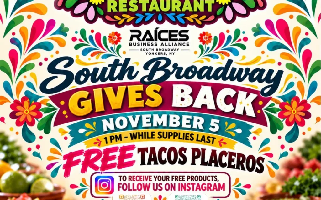 South Broadway Gives Back, November 5: free tacos placeros at El Ranchero from 1 PM